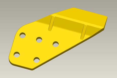 Fixed Competitive Price Flat Head Countersunk Bolts -<br />
 komatsu PC300 knife plate - Yi Teng